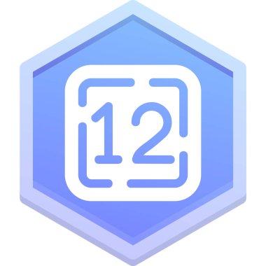 Rozet. Web simgesi basit illüstrasyon