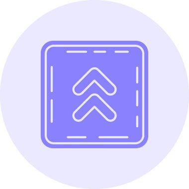 Modern bir simgenin vektör illüstrasyonu