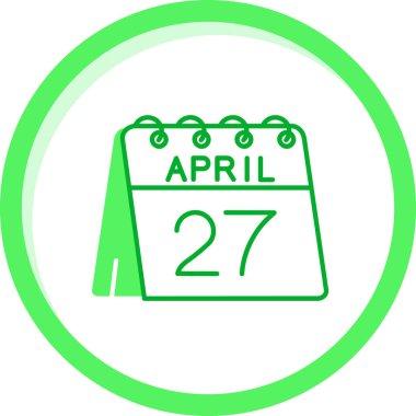 Tek bir takvimde 25 Nisan.