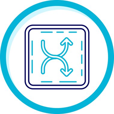 yön ikonu vektör illüstrasyonu