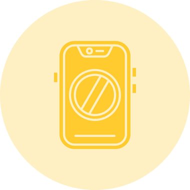 Cep telefonu simgesine sahip akıllı telefon