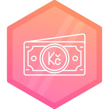 Para için. Web simgesi basit illüstrasyon