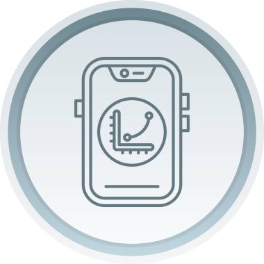 Telefon simgesi çizimi olan akıllı saat