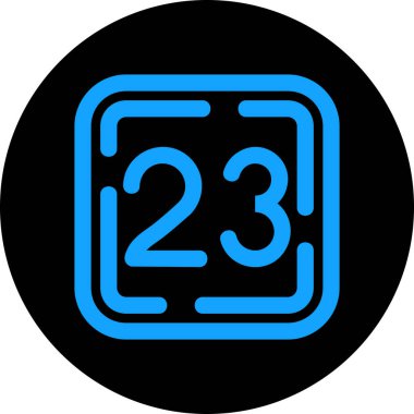 24 saat simge tasarımı