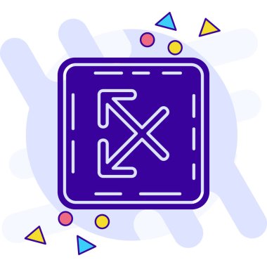 color map pointer with taxi icon isolated on white background. location symbol. gradient random dynamic shapes. vector illustration