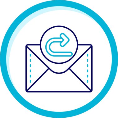 E- posta simgesi vektör illüstrasyonu