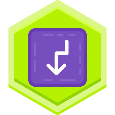 ok simgesi vektör illüstrasyonu