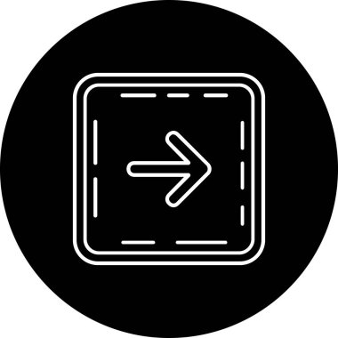 ok simgesi vektör illüstrasyonu