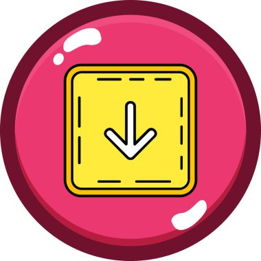 Vektör evrensel simgesi Trendy bakmak.