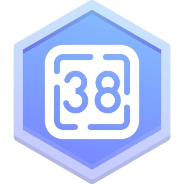 İzometrik biçimde 3 boyutlu tarih simgesi