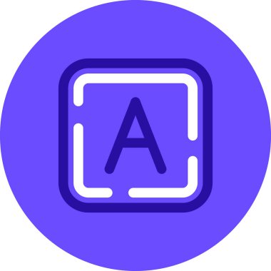 Modern bir simgenin vektör illüstrasyonu