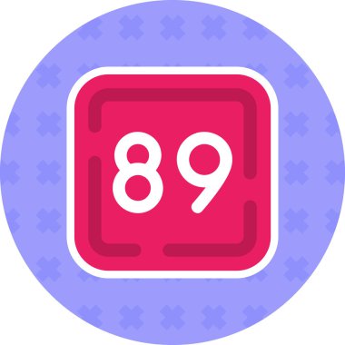 88 simge modern vektör illüstrasyonu