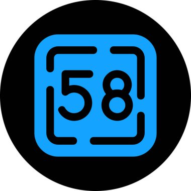 Modern b 'nin vektör illüstrasyonunda müziğin eksik simgesi