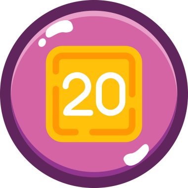 Takvim. Web simgesi basit illüstrasyon