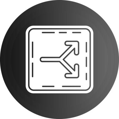 ok simgesi vektör illüstrasyonu