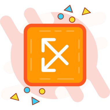 Ok simgesi tasarım vektörü