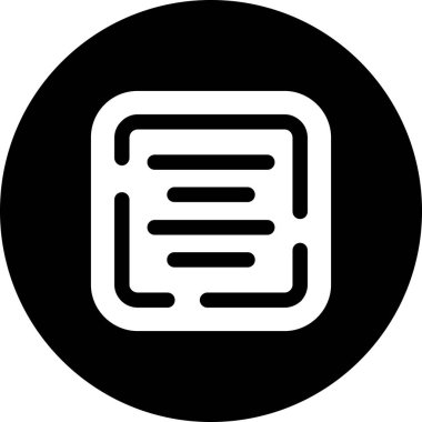 belge simgesi vektör illüstrasyonu