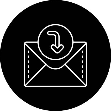 E-posta. Web simgesi basit tasarım