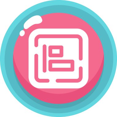 Düz stil Çin Yeni Yıl simgesi