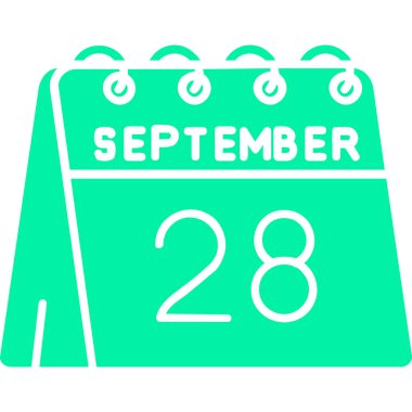 25 Eylül - Takvimin takvim simgesi