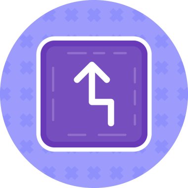 Ok. Web simgesi basit illüstrasyon