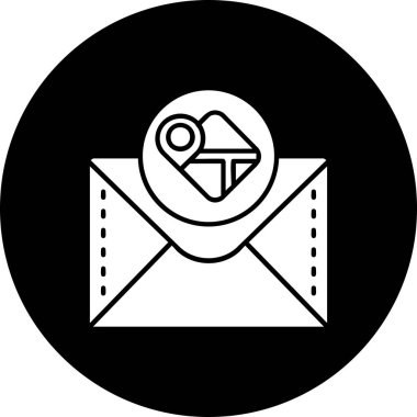 E- posta simgesi vektör illüstrasyonu