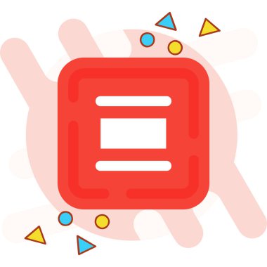 Kart. Web simgesi basit tasarım