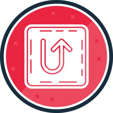 ok yukarı vektör sembol tasarımı