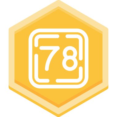 Modern bir simgenin vektör illüstrasyonu