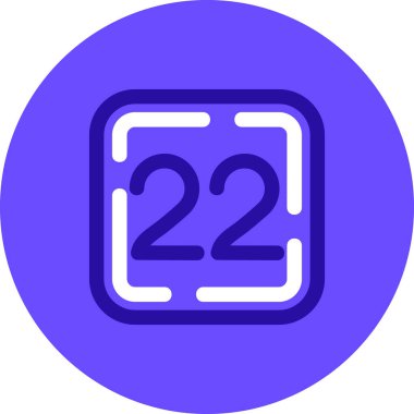 22 - 272 - 27 ikon vektör illüstrasyonu