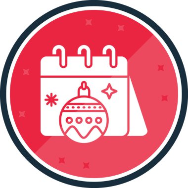 Takvim simgesi vektör illüstrasyonu