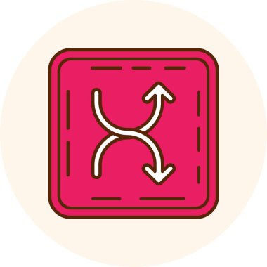 ok simgesi vektör illüstrasyonu