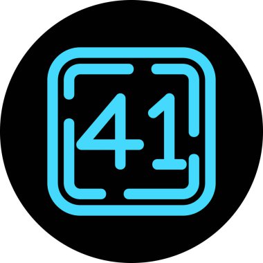 Modern bir simgenin vektör illüstrasyonu