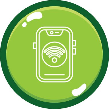 Kişisel ve ticari kullanım için akıllı telefon vektör simgesi simgesi vektör çizimi..