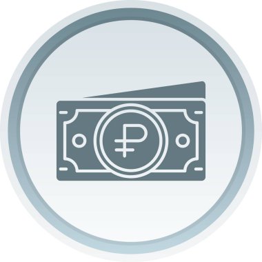 Para simgesi, vektör illüstrasyonu