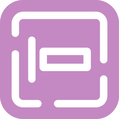 Modern bir simgenin vektör illüstrasyonu