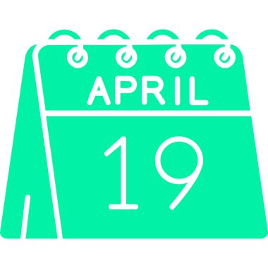 Takvim simgesi tasarımı, vektör illüstrasyonu