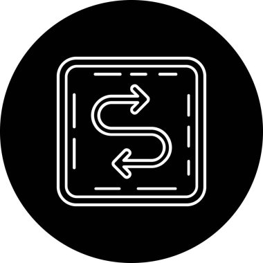 ok simgesinin vektör illüstrasyonu