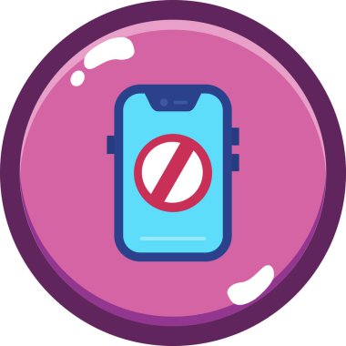 akıllı telefon simgesi vektör illüstrasyonu