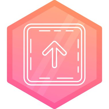 Modern bir simgenin vektör illüstrasyonu