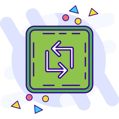 Yönü belirleme simgesi - özet biçimi