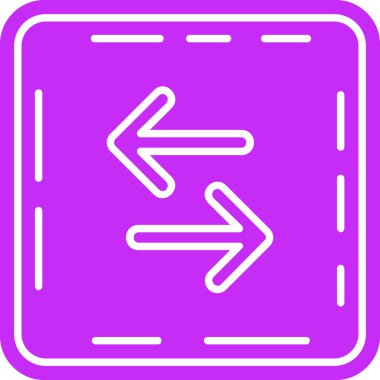 ok sağ simgesi. vektör simgesi