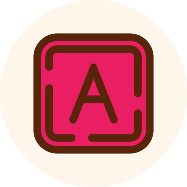 I harfi vektör simgesi