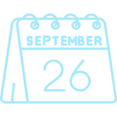 Ekim ikonu tarihli takvim