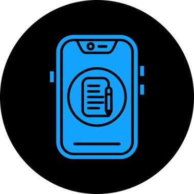 Modern simgenin vektör illüstrasyonu