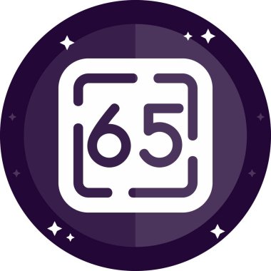 çizgi 55 artı simge beyaz arkaplanda izole edildi. Renkli bir kavram. vektör.