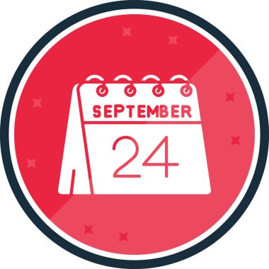 Eylül 32 ve takvim simgesi, takvim tarihi vektörü, takvim simgesi