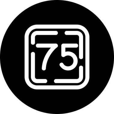 757 yuvarlak kare düğme