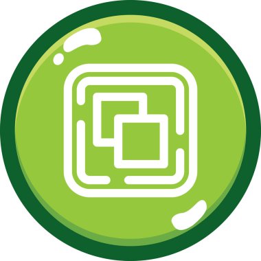 Projeniz için yeşil vektör simgesi