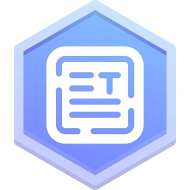 Belge simgesinin vektör illüstrasyonu